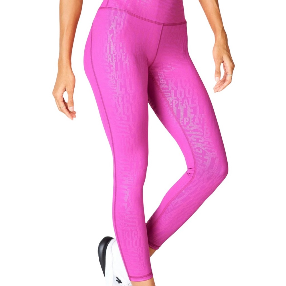 FABLETICS Kick Butt Fiesta Define High-Waisted 7/8 Barbiecore Legging - Picture 15 of 15